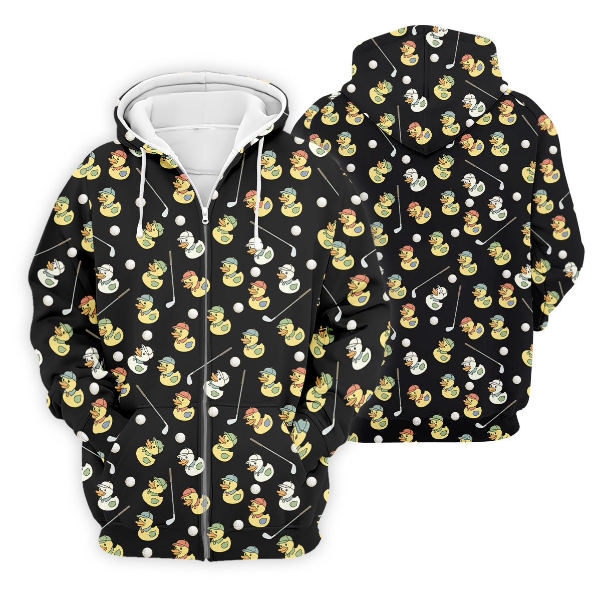 Rubber Duck Golf Polo Shirt, Golf Tops For Men, Hawaiian Golf Shirts, Golfing Apparel