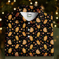 Funny Gingerbread Galaxy Character Golf Tops For Men, Christmas Golf Shirt, Polo Shirts For Men