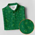 Golf And Beer Lucky Four Leaf Clover St Patrick's Day Green Women's Golf Tops, Golf Gift For Ladies