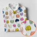 Funny Colorful Butt Pattern Golf Polo Shirt, Golf Shirts For Women, Women's Golf Apparel