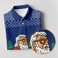 Funny Bearded Golfer With Paisley Pants Golf Polo Shirt, Printed Golf Shirts, Golf Apparel For Men