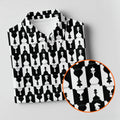 Chess Board Pattern Hawaiian Golf Shirt, Chess Lover Gift Women's Golf Tops, Ladies Golf Shirts