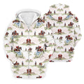 Equestrian Theme Mens Golf Polo Shirts, Unique Gift For Golfer, Golf Accessories For Men