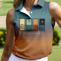 One Day At A Time Mental Health Suicide Prevention Abstract Women’s Golf Polo, Women’s Golf Apparel