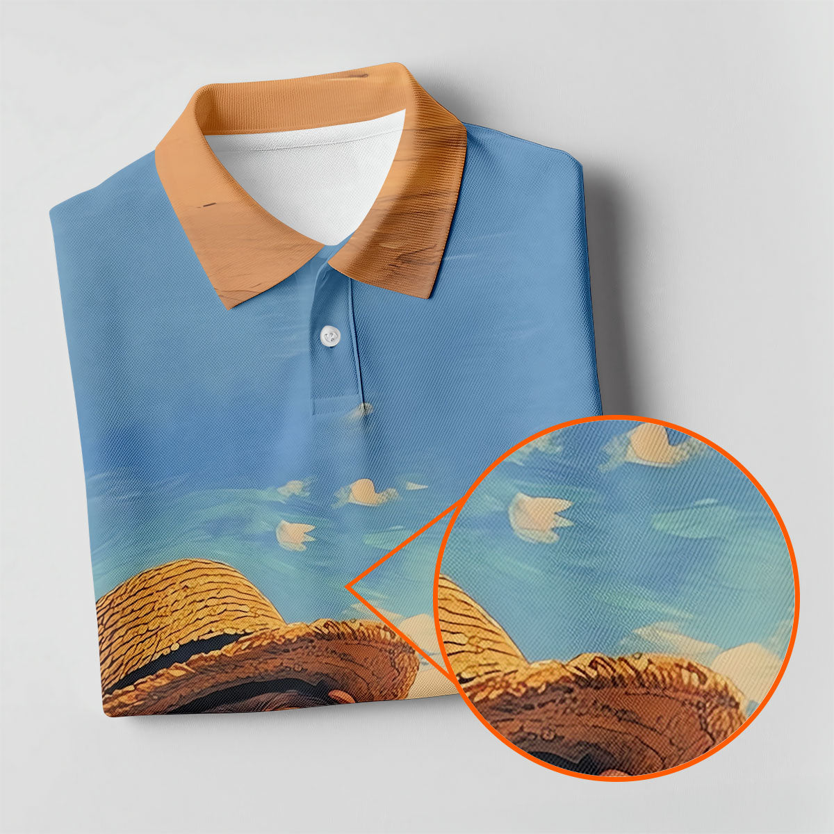 Beach Monkey Sky Sand Hawaiian Golf Polo, Golf Tops For Men, Golfing Apparel