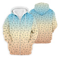 Stickman Couple Blue Orange Fun Men's Golf Polos, Unique Gift For Golfer, Polo For Men