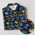 Video Game Controller Hawaiian Golf Shirt, Women's Golf Tops, Ladies Golf Shirts