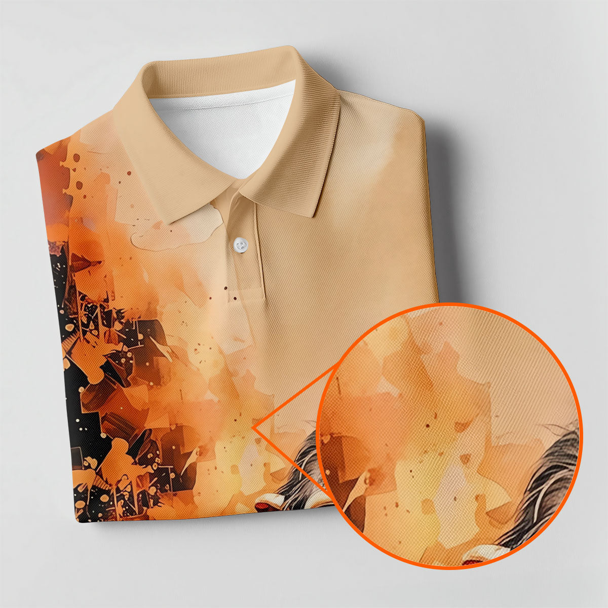 Gentleman Monkey Whiskey Golden Sunset Hawaiian Golf Polo, Golf Tops For Women, Golfing Apparel