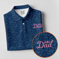Girl Dad Father's Day Golf Shirt, Polo Shirts For Men, Gift For Golf Dad, Golfing Apparel