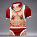 Funny Santa Christmas Balls Golf Polo Shirt, Mens Golf Polo, Golf Apparel For Men