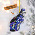 Personalized Golf Bag Ornaments, Golf Keychain, Funny Golf Accessories, Gift For Golfers