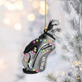 Personalized Golf Bag Ornaments, Golf Keychain, Funny Golf Accessories, Gift For Golfers