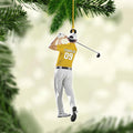 Personalized Golf Bag Ornaments, Golf Keychain, Golf Accessories, Gift For Golfers
