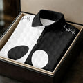 Black White Skull Face Halloween Golf Polo Shirt, Mens Golf Shirts, Golf Polo Shirts For Men