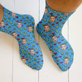 Socks With Faces, Fun Socks For Men, Christmas Golf Gift, Golf Gift For Dad