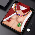 Funny Santa Christmas Balls Golf Polo Shirt, Mens Golf Polo, Golf Apparel For Men