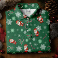 Hood Crew Merry Christmas Funny Print Golf Shirt, Christmas Golf Shirt, Golf Gifts For Women, Fun Golf Shirt