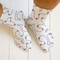 Funny Goose Graphic Golf Socks, Fun Pet Socks, Golf Socks For Men, Golf Gifts For Dad