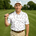 Funny Goose Golf Polos For Men, Fun Golf Shirt, Cool Golf Gift, Golf Gift For Men, Polo For Men