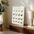 Vintage Evolution Of The Golf Club Canvas, Golf Wall Art, Gift For Golfer