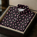 Skeleton Middle Finger Breast Cancer Polo Shirt, Polo Shirts For Men, Mens Golf Apparel