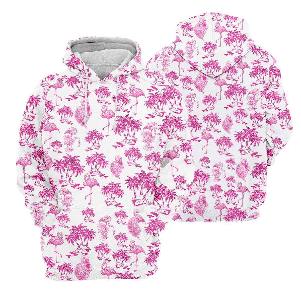 Flamingo Coconut Funny Womens Golf Polo Shirt, Ladies Golf Clothes, Custom Ladies Golf Shirt