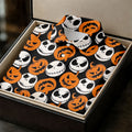Halloween Skull Pumpkin Pattern Golf Polo Shirt, Ladies Golf Tops, Golf Shirts For Women