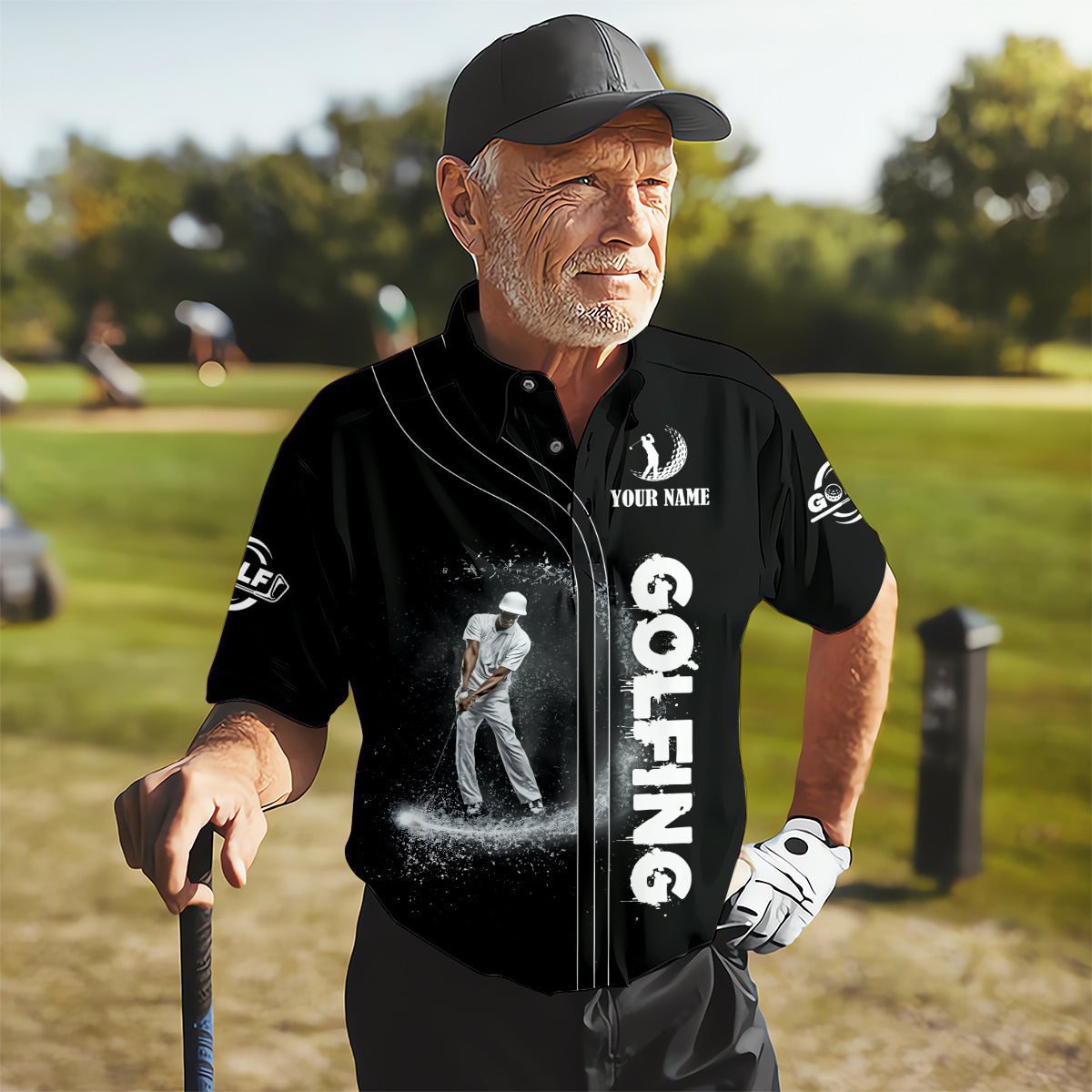 Back Nines Matter Custom Funny Golf Polo Shirt, Dad Golf Gifts