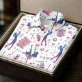 Funny Par Tee Girl Golfer Pattern Golf Polo Shirt, Ladies Golf Shirts, Golf Tops For Women