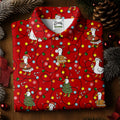 Funny Duck Merry Xmas Red Golf Shirts, Christmas Golf Shirt, Golf Gifts For Women, Fun Golf Shirt