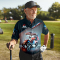This Is How I Roll Custom Men's Golf Polo Shirt, Funny Golf Shirt, Dad Golf Gift
