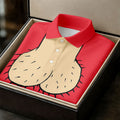 Red Funny Dickhead Faux Chest Golf Shirt, Funny Halloween Shirt, Women’s Golf Apparel
