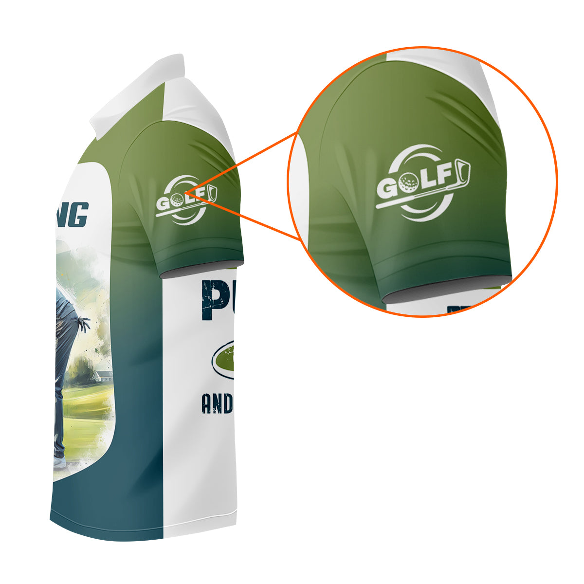 Custom I Like Big Putts And I Can Not Lie Funny Golf Polo Shirt, Gift For Golfers, Mens Golf Gift