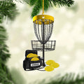 Personalized Disc Golf Ornaments, Golf Keychain, Golf Accessories, Gift For Golf Lover