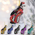 Personalized Golf Bag Ornaments, Golf Keychain, Funny Golf Accessories, Gift For Golfers