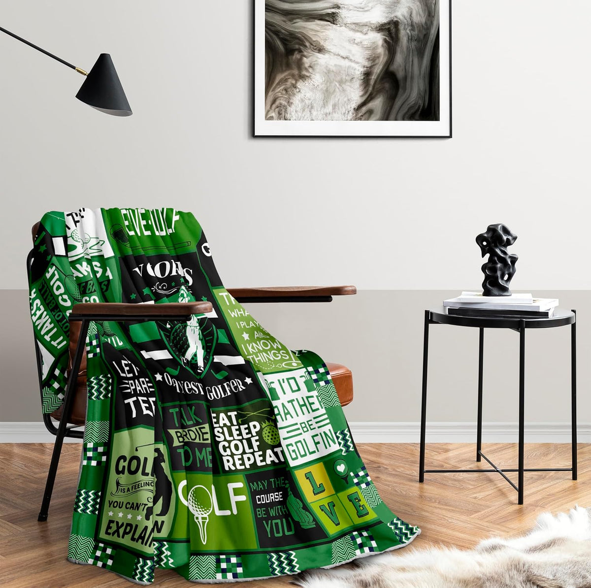 World's Okayest Golfer Blanket, Golf Blanket, Gift For Golfers, Golf Gift Ideas
