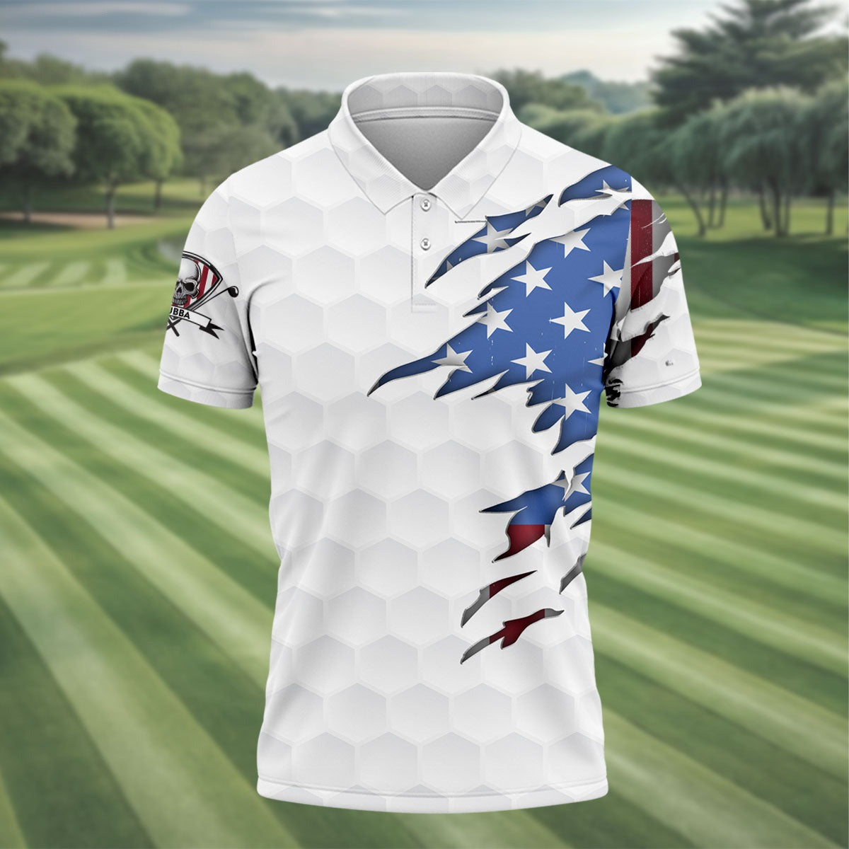 Skeleton Golf Polo