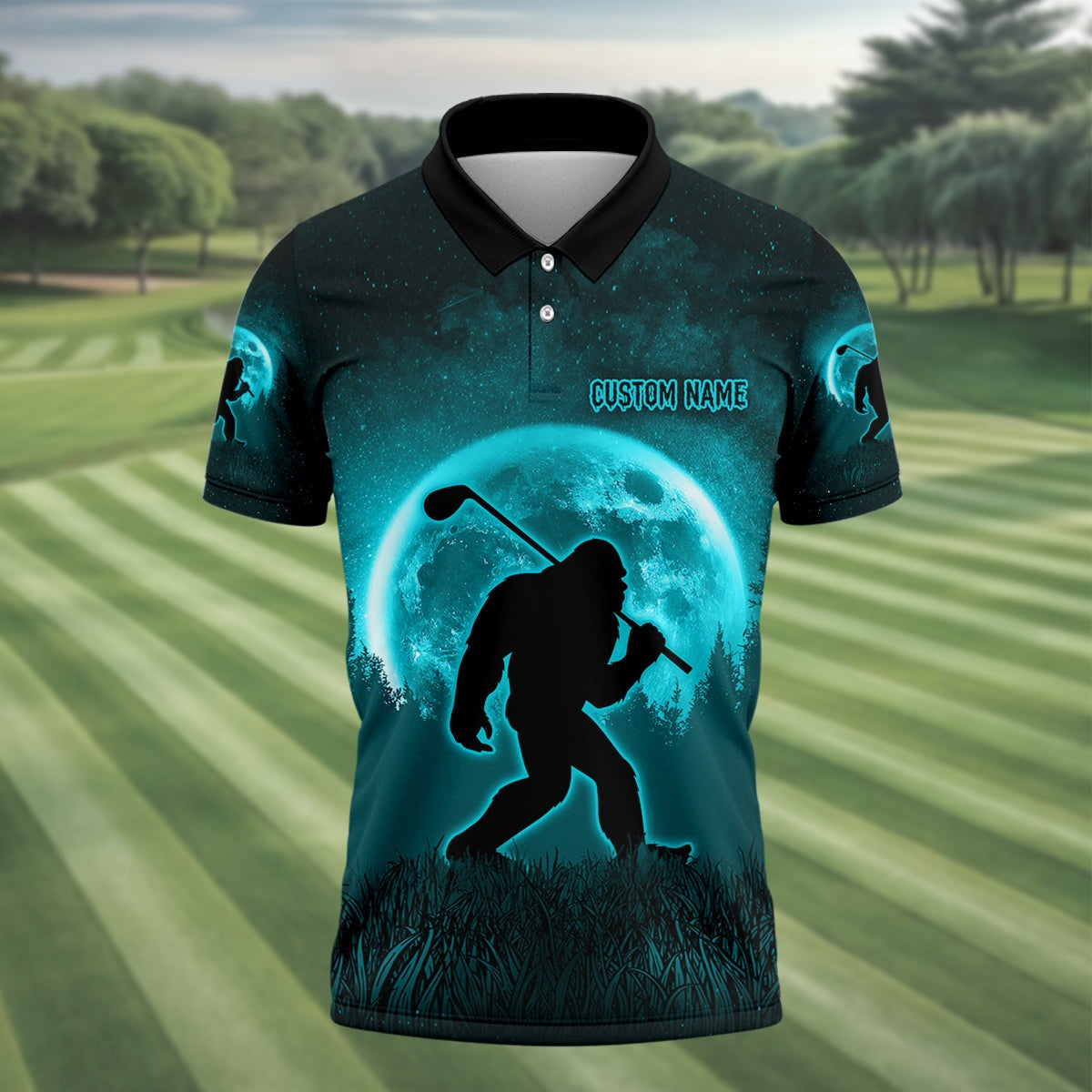 Bigfoot Golf Polo - Gift For Dad