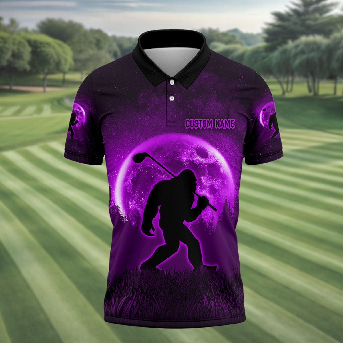 Bigfoot Golf Polo - Gift For Dad
