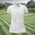 White Sleeveless Women's Golf Polo