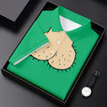 Green Funny Dickhead Faux Chest Golf Shirt, Men's Golf Shirt, Mens Polo Shirts
