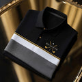 Best Dad By Par Black And Grey Dad Golf Shirt, Father's Day Golf Gift, Polo Shirts For Men