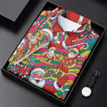 Funny Tropical Santa Christmas Polo Shirt, Mens Golf Polo, Christmas Shirts For Men