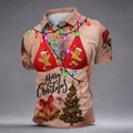 Merry Gingerbread Bra Christmas Golf Shirt, Mens Golf Shirts, Polo Shirts For Men