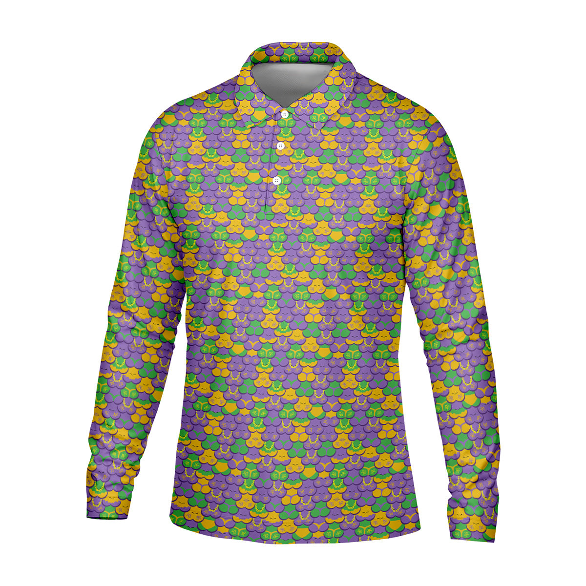 Funny Mardi Gras Adult Humor Men's Golf Polo Shirt, Fun Golf Shirt For Men, Funny Golf Shirt