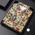 Day Of The Dead Sugar Skull Floral Polo Shirt, Mens Golf Polo, Hawaiian Golf Shirt