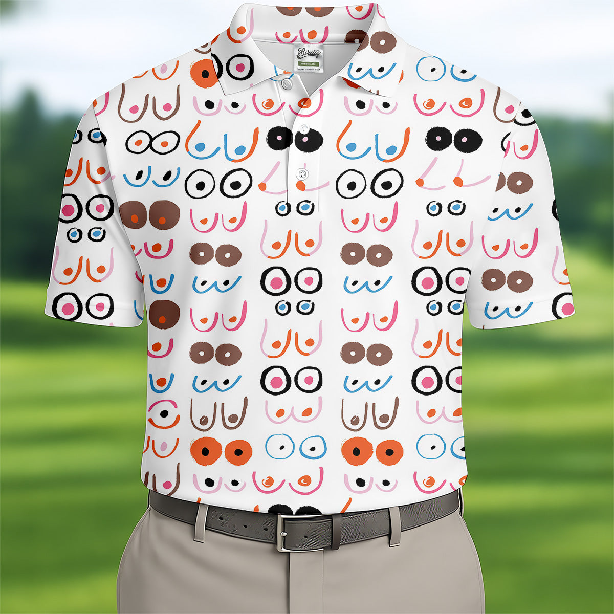 Funny Men Golf Polo Shirt, Fun Golf Polos, Humorous Golf Shirts, Dad Golf Gift, Best Dad Ever
