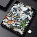 T Rex Surfing Great Wave Golf Polo Shirt, Men's Golf Shirt, Printed Golf Shirts