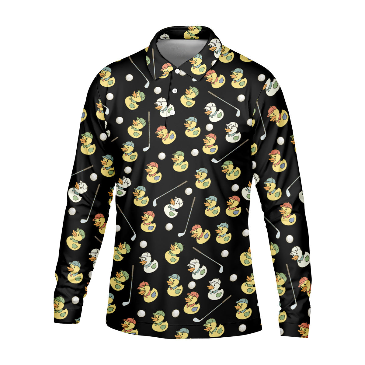 Rubber Duck Golf Polo Shirt, Golf Tops For Men, Hawaiian Golf Shirts, Golfing Apparel