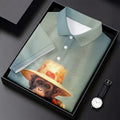 Tropical Monkey Mist Blue Hawaiian Golf Shirt, Men's Golf Shirt, Polo Shirts For Men